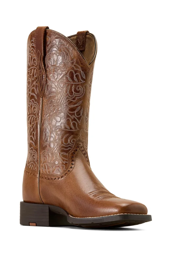 Remuda Round Up stivali western da donna Aged Tan 38