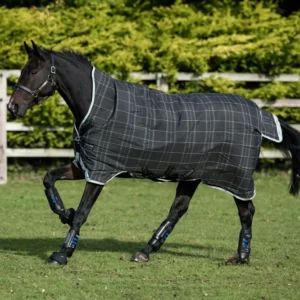 Rhino Wug coperta da paddock, 100 g Black/Grey/White Check & Gray 155