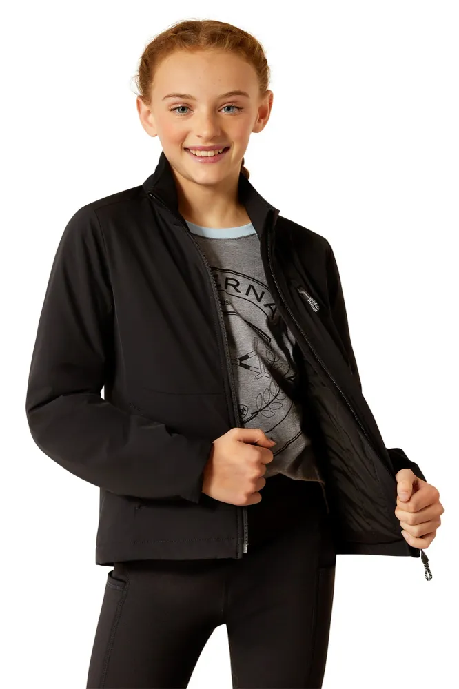Rion StretchShell Giacca Imbottita per Bambini Black 122