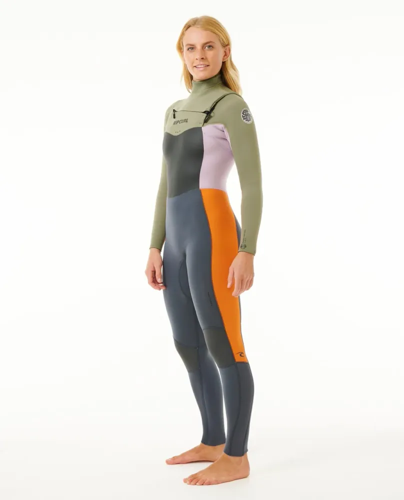 Muta Dawn Patrol 4/3 con zip frontale da donna 4 Rip Curl
