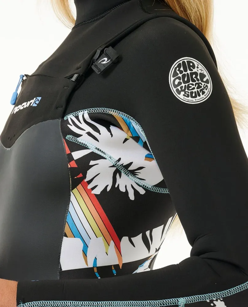 Muta Dawn Patrol da donna 4/3 con zip frontale 4 Rip Curl