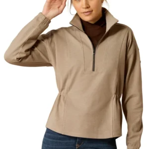 Ryeland 1/2 Zip Sweatshirt Brindle M