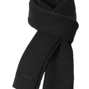Sciarpa Lavorata Maglia Black Taglia unica