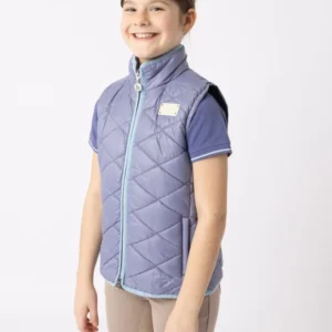 Selina Gilet da equitazione per bambini Velvet Morning 158-164