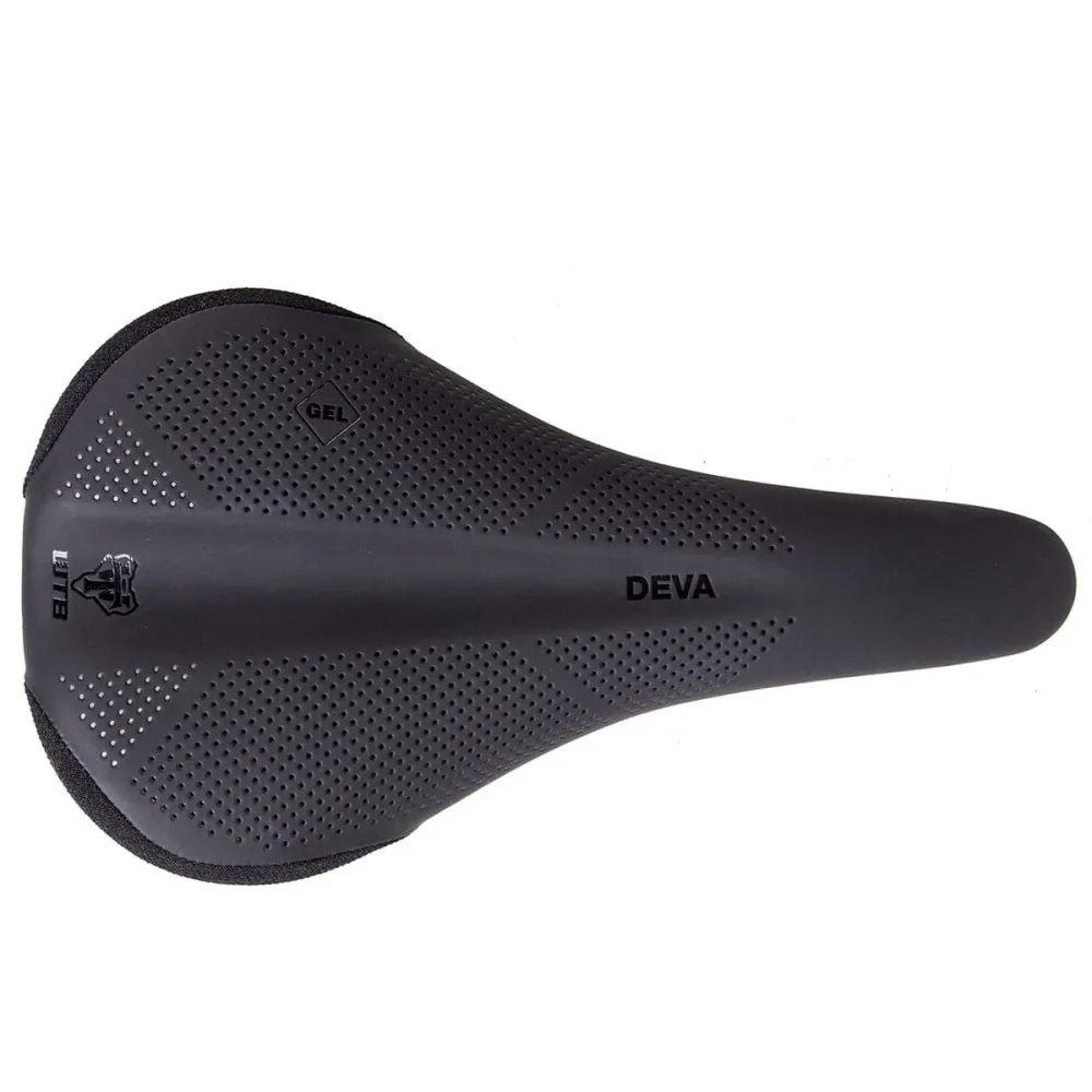 Sella WTB DEVA con binari CrMo da 145 mm nera