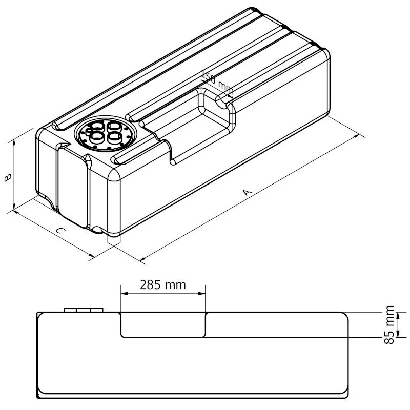 Serbatoio Acque Nere Lt.83