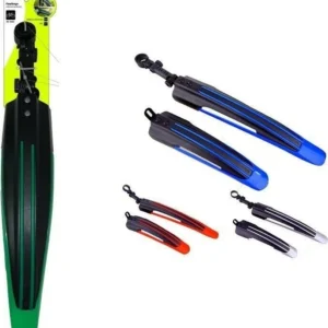 Set 2pz Parafango Pvc Anteriore Posteriore Universale Per Bici Bicicletta Xc1683