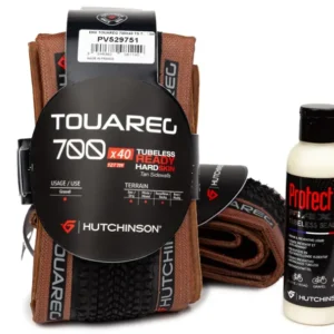 Set 2 copertoni Hutchinson Touareg + liquido TBL 150 ml - Tubeless Ready - HardSkin