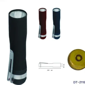 Set 2 Pezzi Mini Torcia Led Tascabile Ottimo Per Escursioni Campeggio Dt-2118