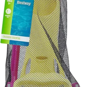 Set Da Snorkeling Bambini Flapper Maschera Boccaglio Pinne 3-6 Anni 2 Col 25039