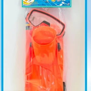 Set Subacqueo Piccolo Sub Maschera Pinne E Boccaglio Per Bambini Mare Piscina