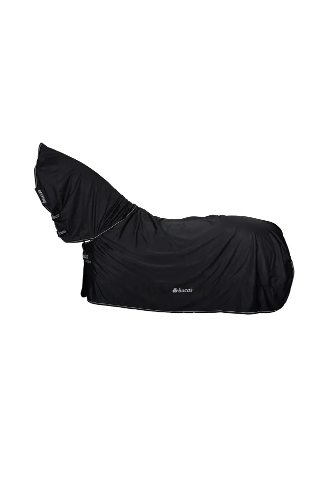 Shamrock Power coperta con copricollo Black/Silver 170