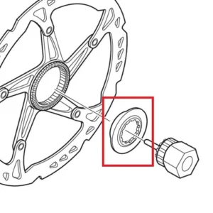 SHIMANO CENTER LOCK Dado interno SM-RT81