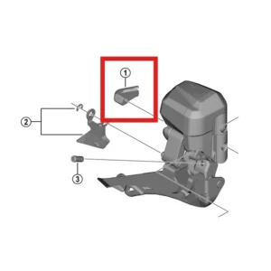 SHIMANO FD-R7150/RX825 Coperchio della porta