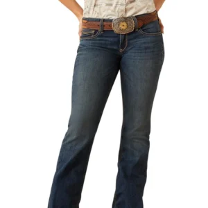 Sonia Mid Rise jeans bootcut da donna Ocean 32 Long