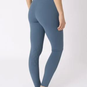 Sophie Pantaloni da equitazione con vita alta e grip al ginocchio, per donna Blue Fusion 44