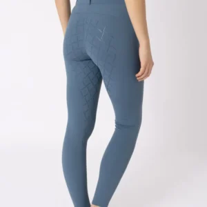 Sophie Pantaloni da equitazione con vita alta e full grip, per donna Blue Fusion 44