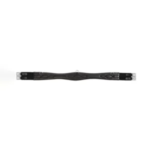 Sottopancia cuoio Morbido, con inserti elasticizzati Black 135 cm