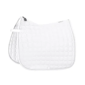 Sottosella da dressage sportiva classica cotone SS24 White P