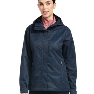 Spectator Giacca impermeabile da donna Blue/ Bit Print XS