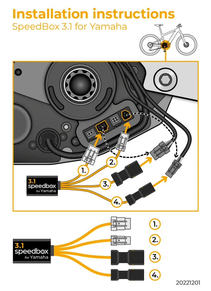 SpeedBox 3.1 per YAMAHA PW-X3