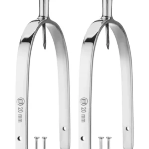 speroni fissaggio tallone, acciaio inox, 20 mm Metall 20