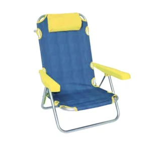 Spiaggina party 61x61x81 Poly alluminio di colore giallo