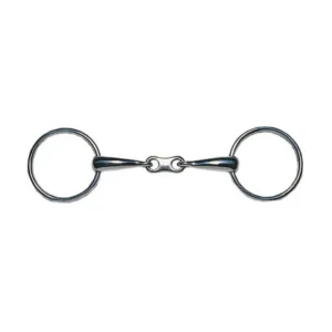 Jp Stainless Steel French Link Eggbutt Snaffle Bit 140 mm
