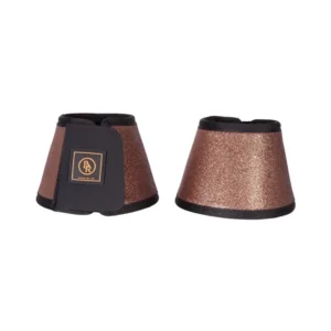stivaletti campanati glitter Bronze XL