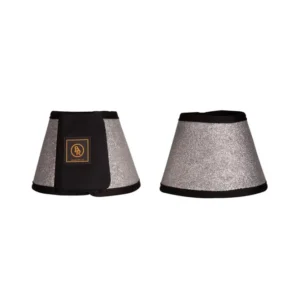stivaletti campanati glitter Silver/Grey M
