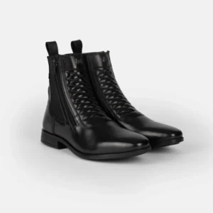 Stivaletti Jodhpur eleganti pelle Black 42