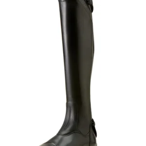 Stivali da Equitazione da Spettacolo Alti da Donna Palisade Black / Black Croc Print 39 Short Regular