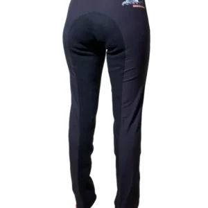 Svalur Pantaloni estivi da equitazione morbidi bambino Black 152