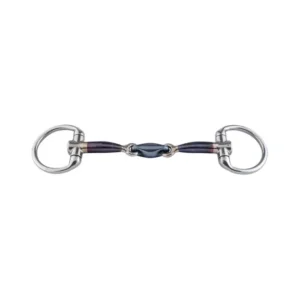 Sweet Iron eggbut bradoon ellittica, 12mm Blue 150 mm