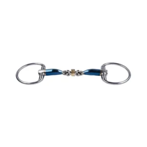 Sweet Iron Eggbutt Anello ottone Blue 115 mm