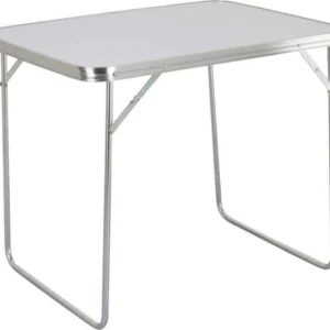 tavolino da campeggio pieghevole salvaspazio 80x60 Bianco Milani Home