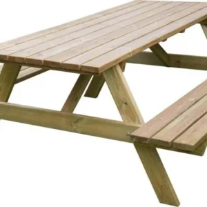 Tavolo da pic nic legno con panche per agriturismo e ristoranti 180 cm