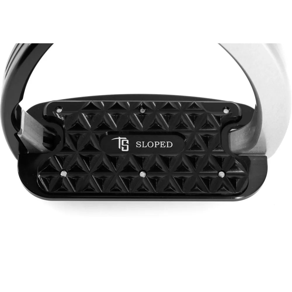 Tech Stirrups Staffe Venice Sloped EVO Argento/Rosa