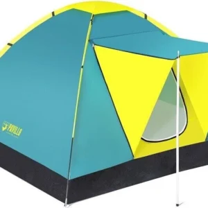 Tenda Da Campeggio Cool Ground Per 3 Posti 210x210x120 Cm Zanzariera Tasca 68088