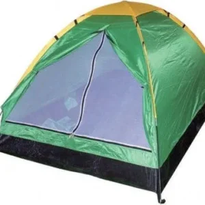 Tenda Canadese 8 Persone 2.5x2.5x1.5m Da Campeggio Igloo Con Zanzariera E Sacca