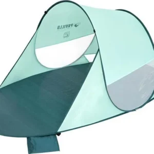 Tenda Da Spiaggia Pop-up Beach Quick 2 Posti 220x120x90cm Borsa Trasporto 68107