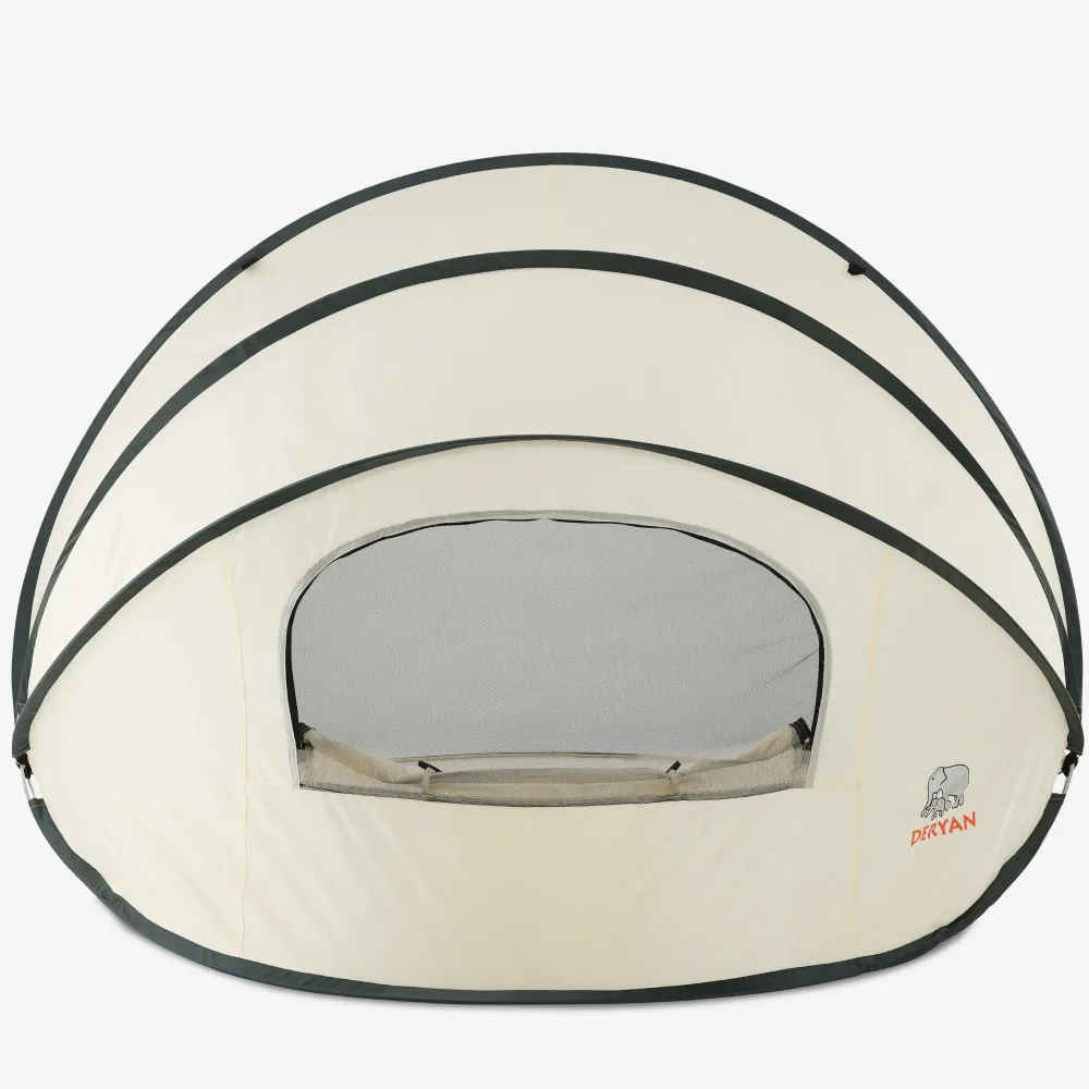 Tenda da spiaggia XXL Crema
