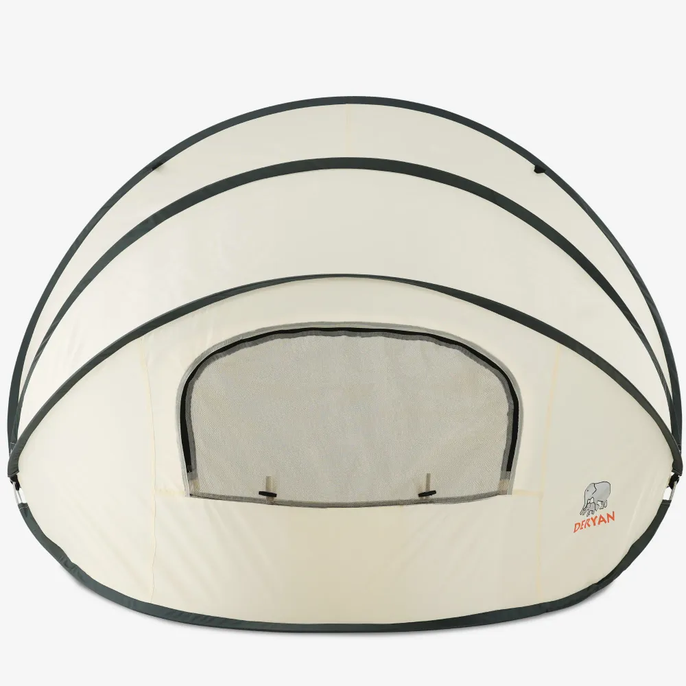 Tenda da spiaggia XXL Crema