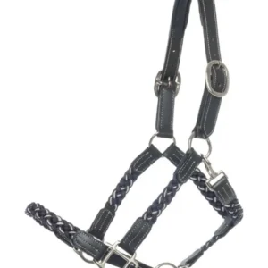 Tessa Capezza intrecciata Antracite/ Navy/ White P
