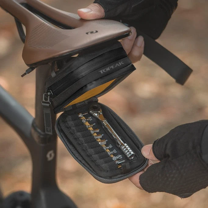 TOPEAK ELEMENTA GEARBAG Borsa da sella con attrezzi Nero