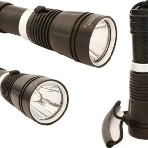 Torcia Lampada Subacquea Led Cree T6 Ricaricabile Tattica Immersione Bl-8751