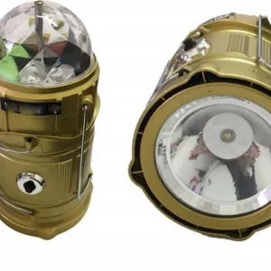 Torcia Lanterna Portatile Luce Discoteca Led Campeggio Gancio Luce Bianca Emergenza
