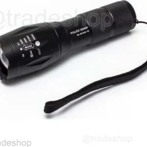 Torcia Led Luce Bianca Solida 80000 W Ricaricabile Waterproof Supporto Bici