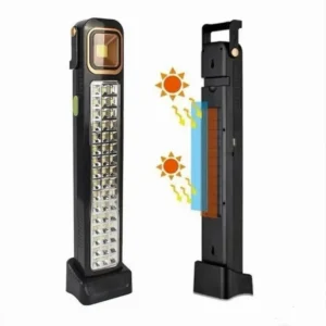 Torcia Portatile Lampada Di Emergenza Ricaricabile Usb Solare 45led Luce Bianca