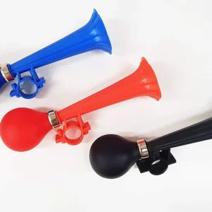 Trombetta Tromba Clacson Plastica Bicicletta Sport Campanello Segnatore Acustico